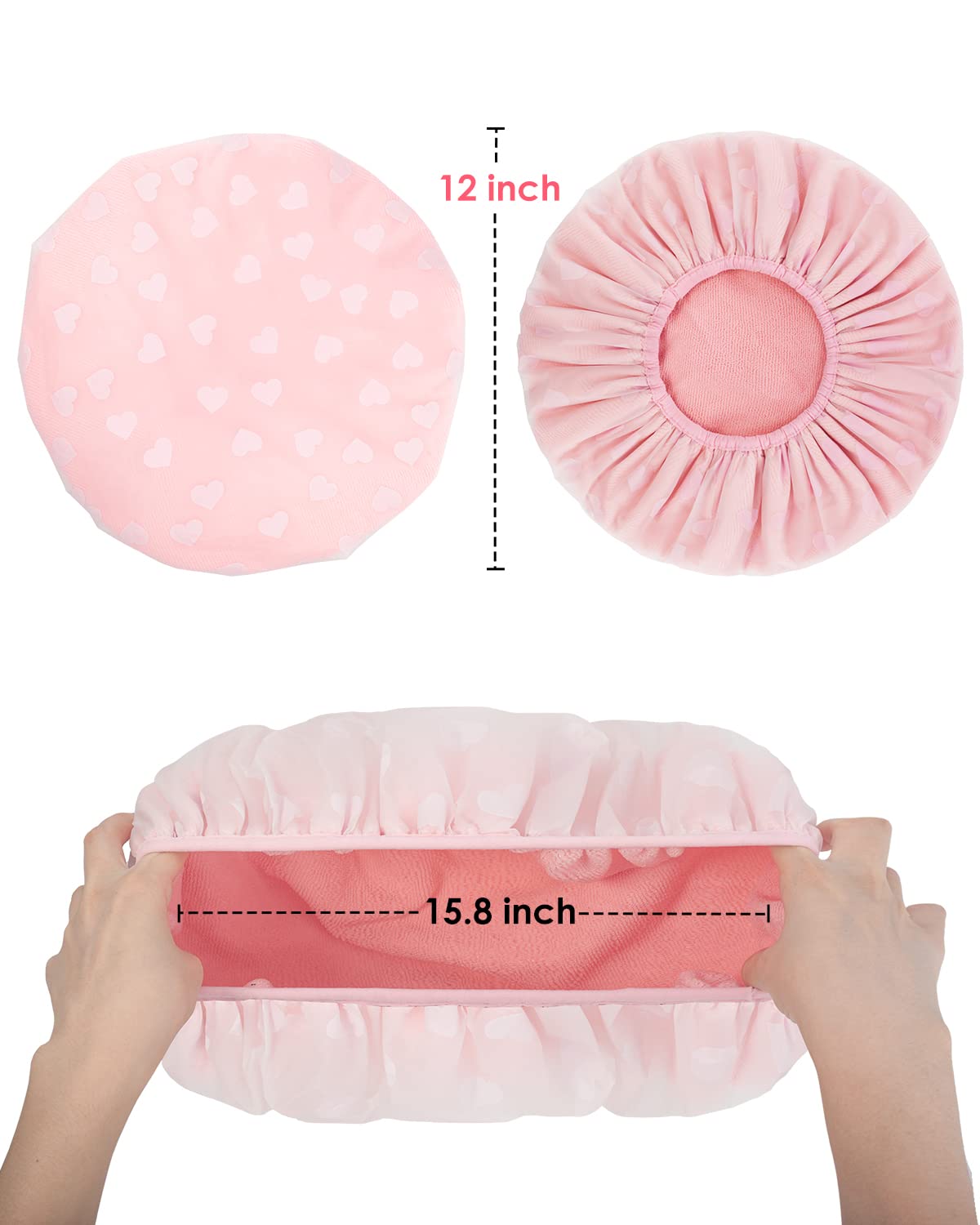 Exterior de EVA impermeable para mantener el cabello seco bajo la ducha