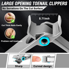 Apertura ampliada de 18 mm para uñas gruesas sin esfuerzo con Aucurwen.