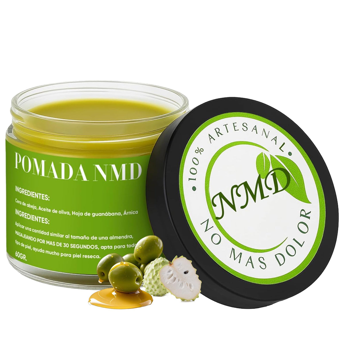 Pomada NMD de Aultink con árnica para uso localizado y alivio suave.