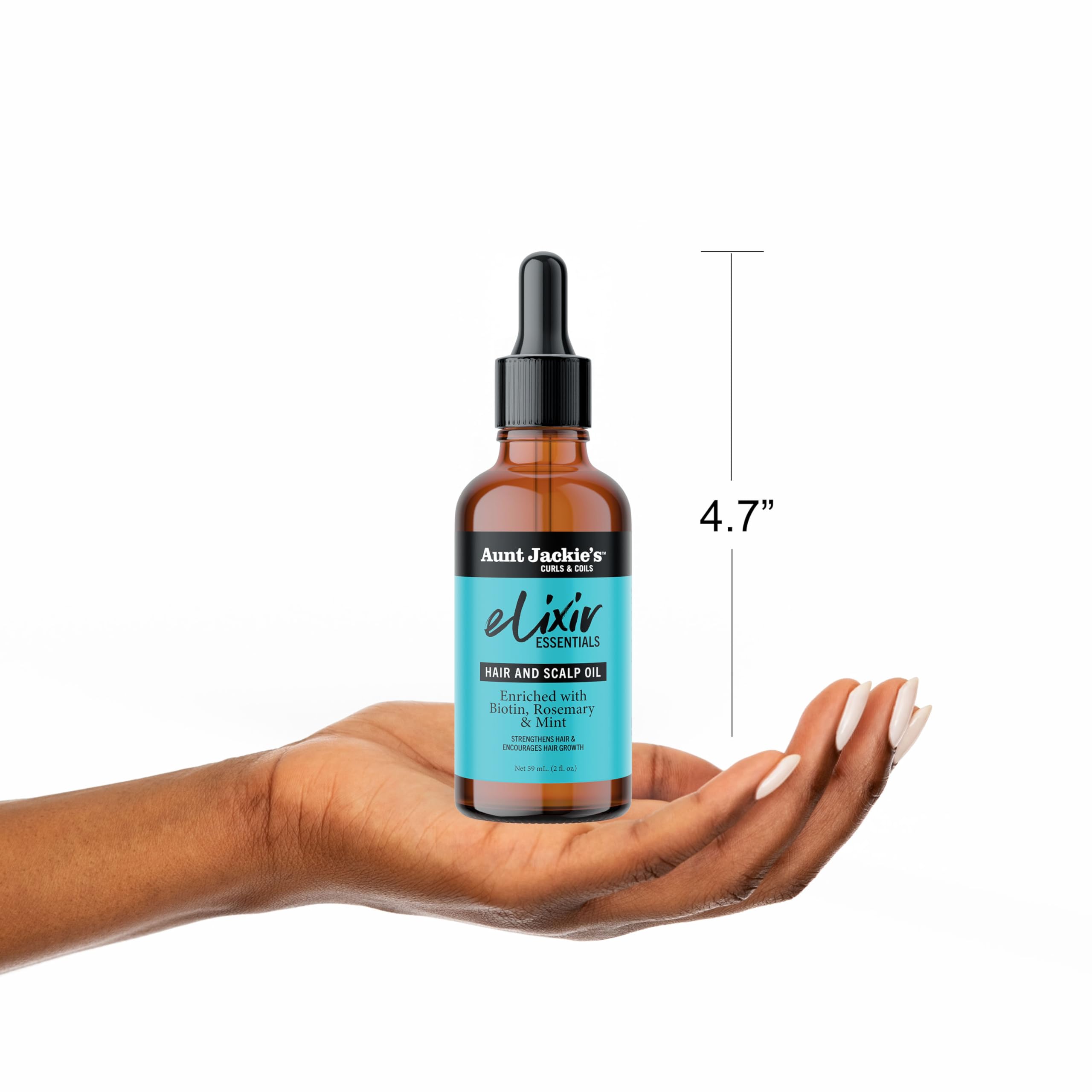 Aunt Jackie's Elixir Essentials ayuda al engrosamiento del cabello