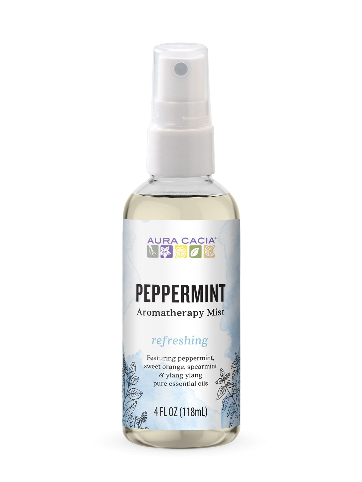 Aura Cacia bruma para ambiente mentolada y refrescante para espacios