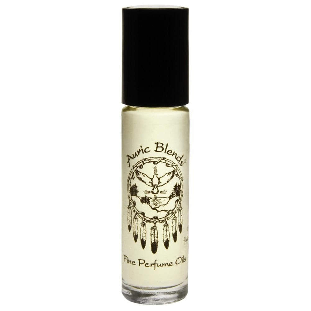 Auric Blends Diosa Egipcia con aplicador giratorio, aroma envolvente para uso diario.