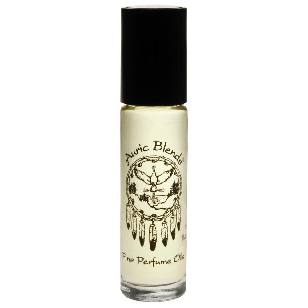 Auric Blends Diosa Egipcia con aplicador giratorio, aroma envolvente para uso diario.