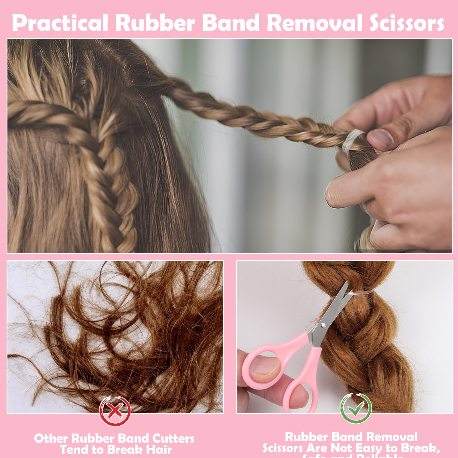 Auroray clips para pelo fijan estilos con confianza.