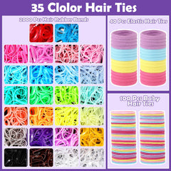 Lazos para pelo Auroray para bebé, colores brillantes y suaves