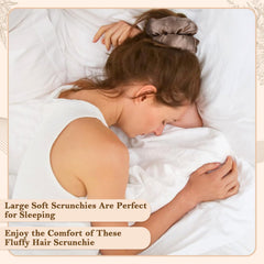 Auroray scrunchies satin colores variados para looks diarios.
