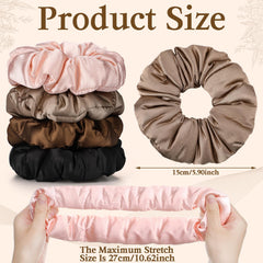 Auroray scrunchies satin-dormir suaves para dormir sin enredos.