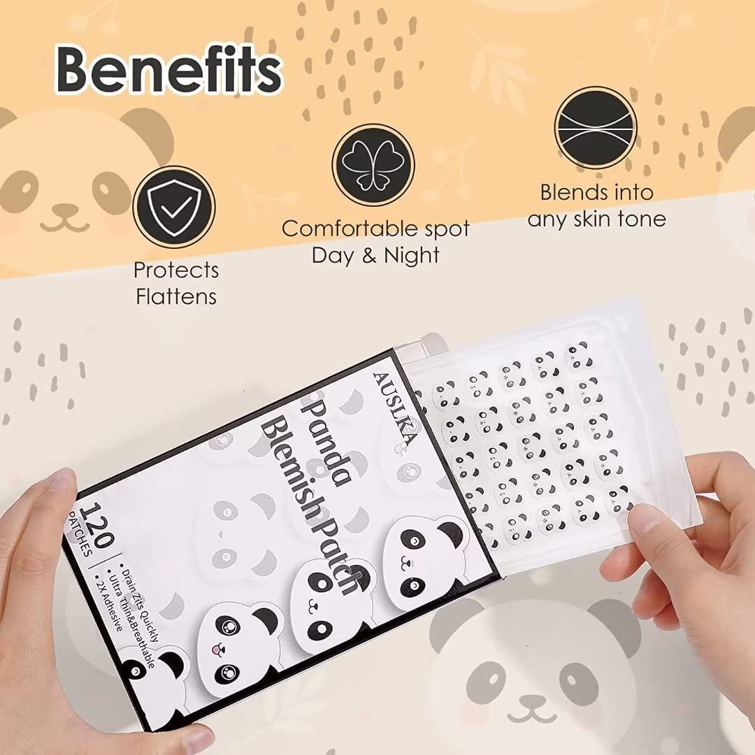 AUSLKA Panda Patch adherencia firme, permanece durante la noche