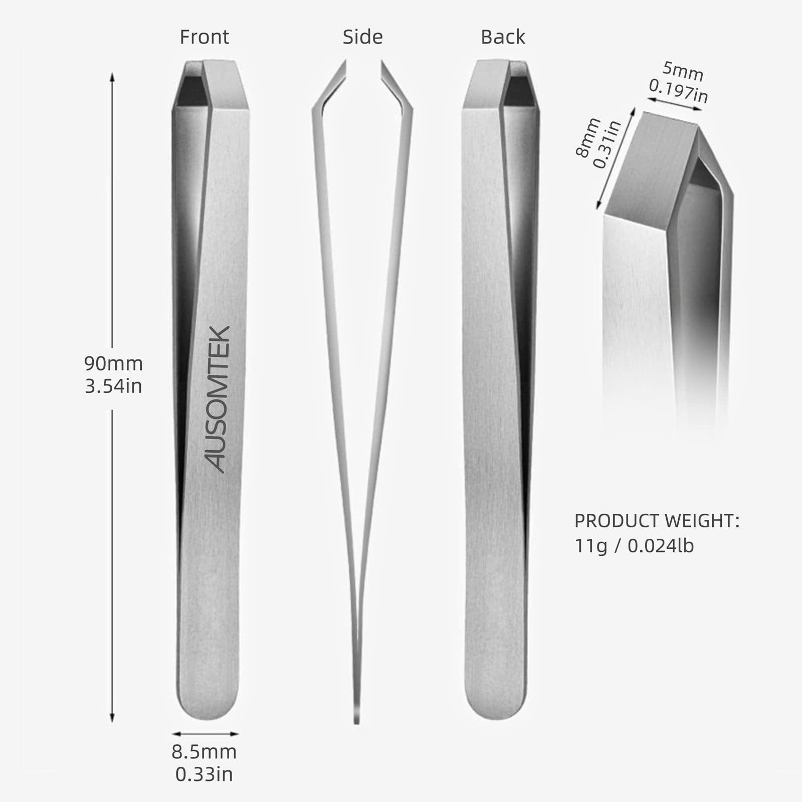 Estuche regalo elegante Ausomtek, ideal para cuidado personal.