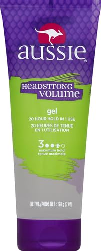Aplicación de Aussie Headstrong en la mano para controlar la textura del cabello.