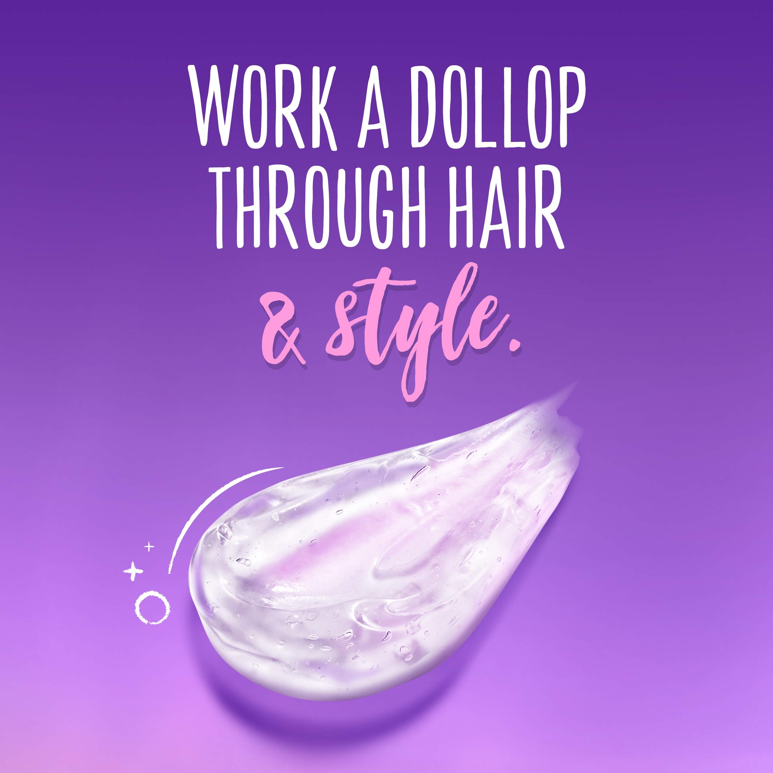 Aussie Headstrong textura instantánea para cabello liso o rizado.
