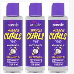 Aussie Miracle Curls, aceite definidor en botella para rizos suaves y definidos.