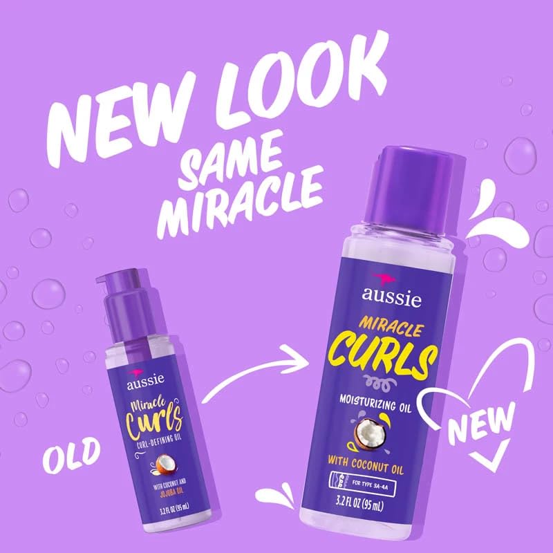 Aussie Miracle Curls, trío de botellas facilita uso diario en casa o viaje.