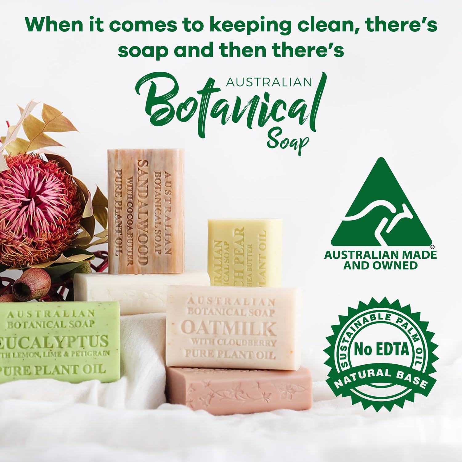 Australian Botanical Soap barra-jabon-leche-de-cabra piel suave tras limpieza