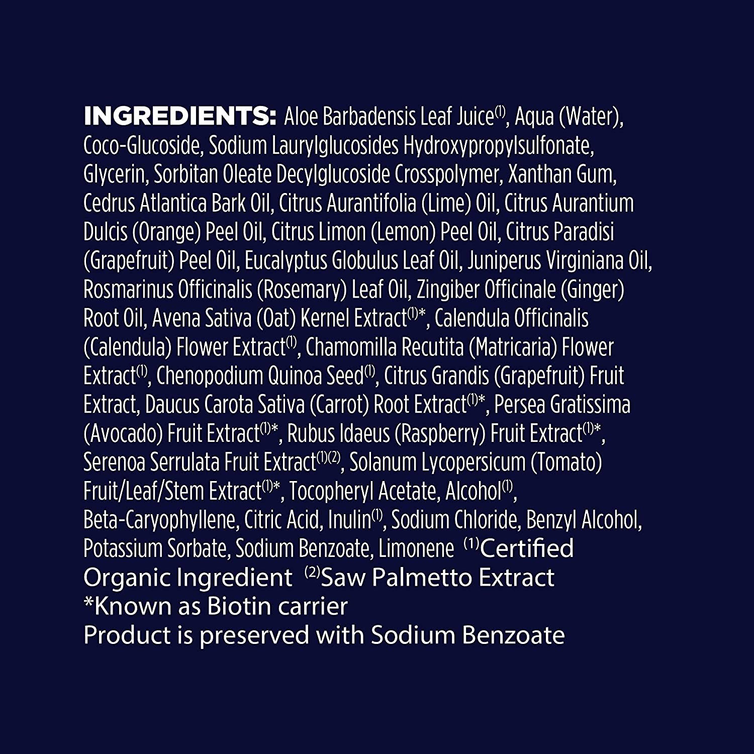 Avalon Organics Champú Engrosador con Biotina y B-Complejo, uso diario recomendado para cabello fino.