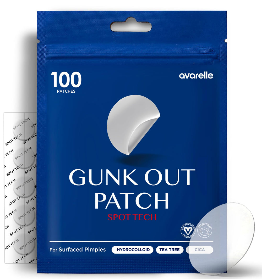 AVARELLE Gunk Out: parches en caja para uso diario y conveniencia.
