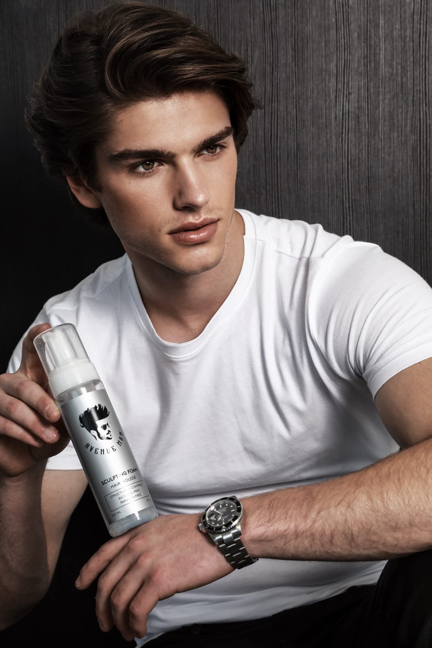 Avenue Man fórmula herbal con aloe vera y jojoba.