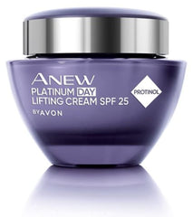 AVON Anew Platinum Texture crème, gros plan, application lisse et rapide.