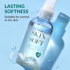 AVON SKIN SO SOFT Aceite Seco Original, textura ligera que suaviza la piel y deja aroma.
