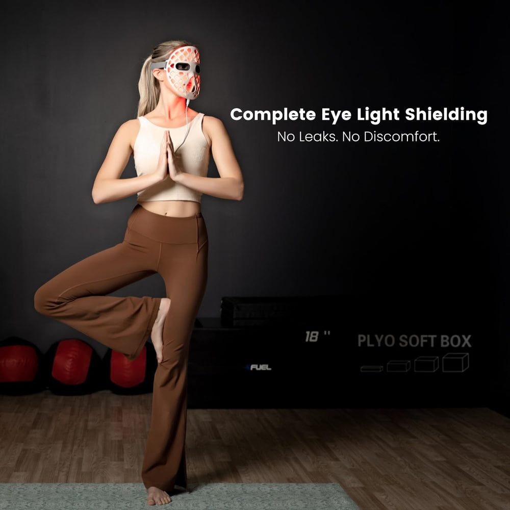 Avorla Beauty LED Mask ideal para casa o viaje.