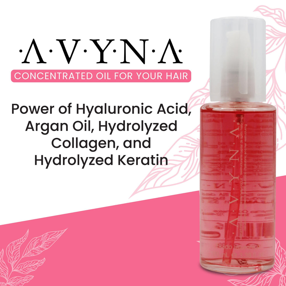Avyna Líquido Reestructurante para Cabello: vertido controlado para activar la reparación capilar suave.