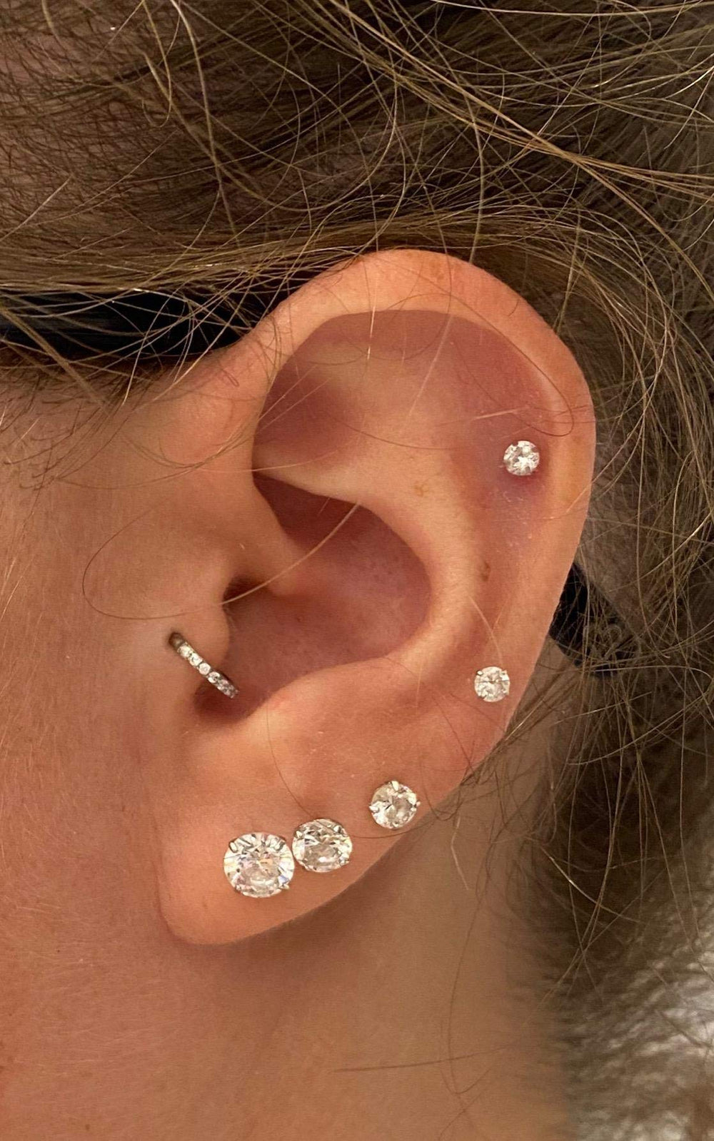 AVYRING guia colocacion oreja, ayuda precisa para perforaciones iniciales