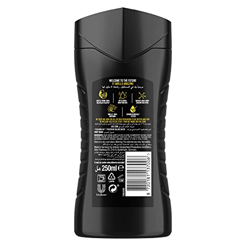 AXE Dark Temptation, espuma de ducha suave para limpieza revitalizante