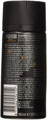 AXE Dark Temptation, spray en acción, aroma duradero para salidas nocturnas.