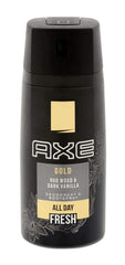 AXE Gold Oud Wood and Fresh Vanilla bottle front view for daily confidence