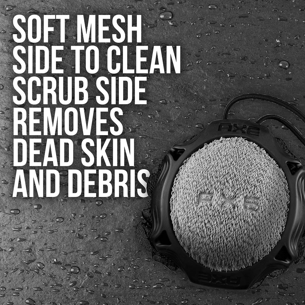 AXE Lado exfoliante texturizado gris para eliminar células muertas en codos y talones.