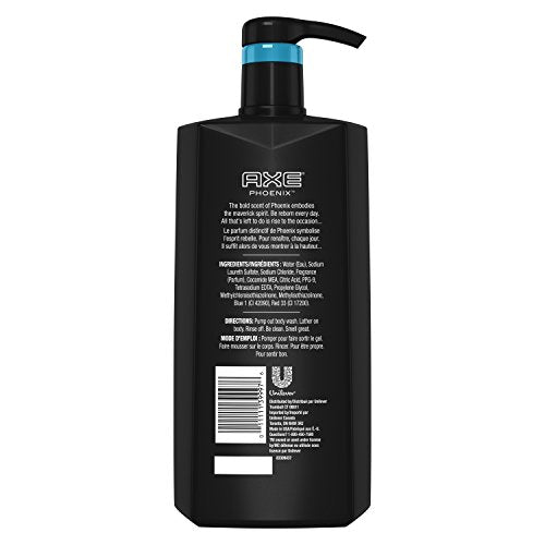 AXE Phoenix fragrance notes of lavender, geranium, and citrus offer a bold masculine scent.