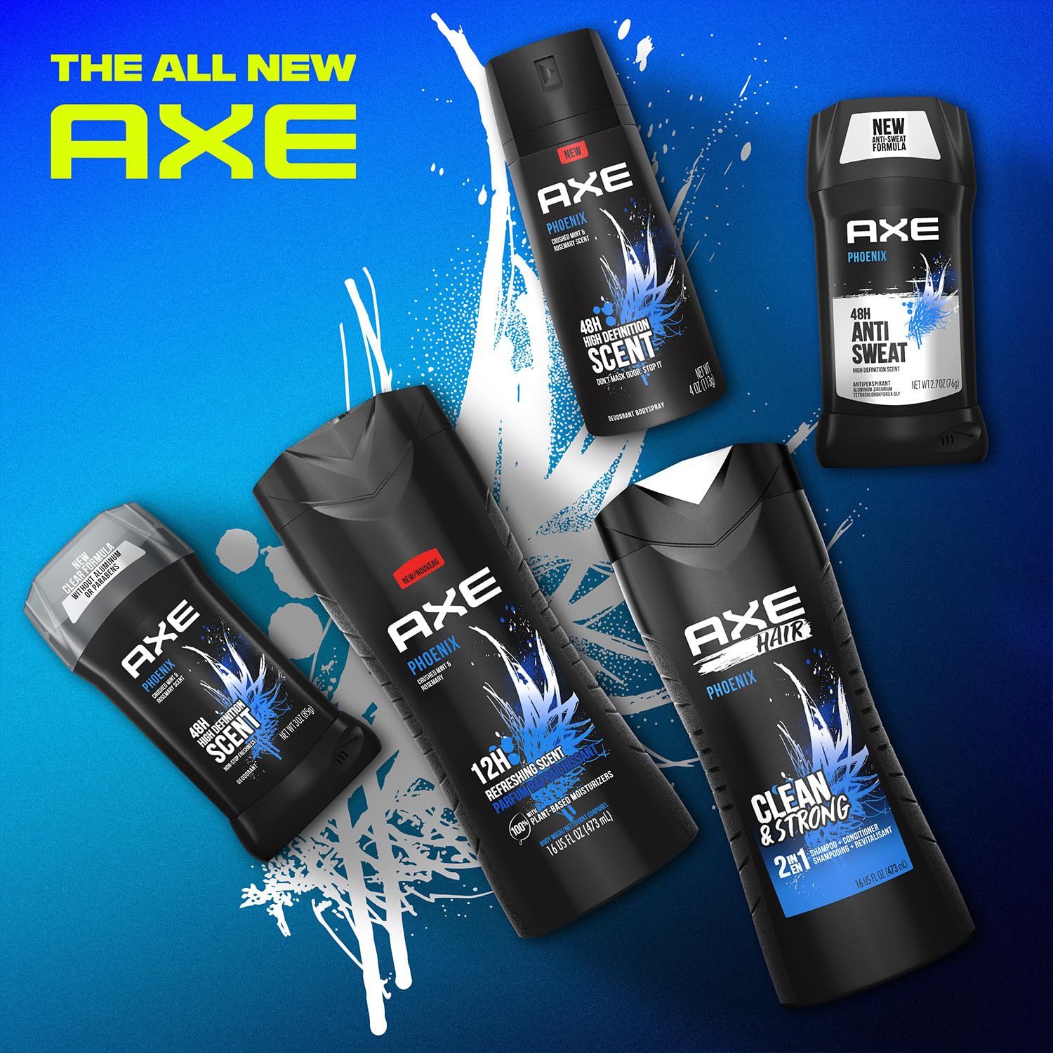 AXE Phoenix perfecto para viajes o entrenamientos gracias al formato 2 en 1.