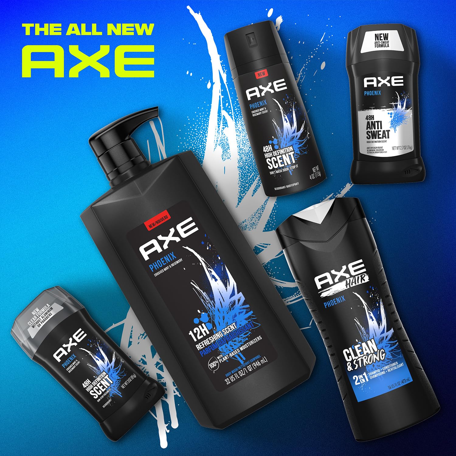 Conjunto AXE Phoenix trio de botellas para el hogar
