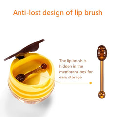Axnzp Honey Pot Lip Balm texture close-up highlights creamy moisture