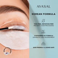 AYASAL kit coreano de levantamiento de pestañas pestañas curvadas para un look natural