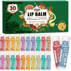 AZEN bálsamo labial pack 30 unidades para labios suaves