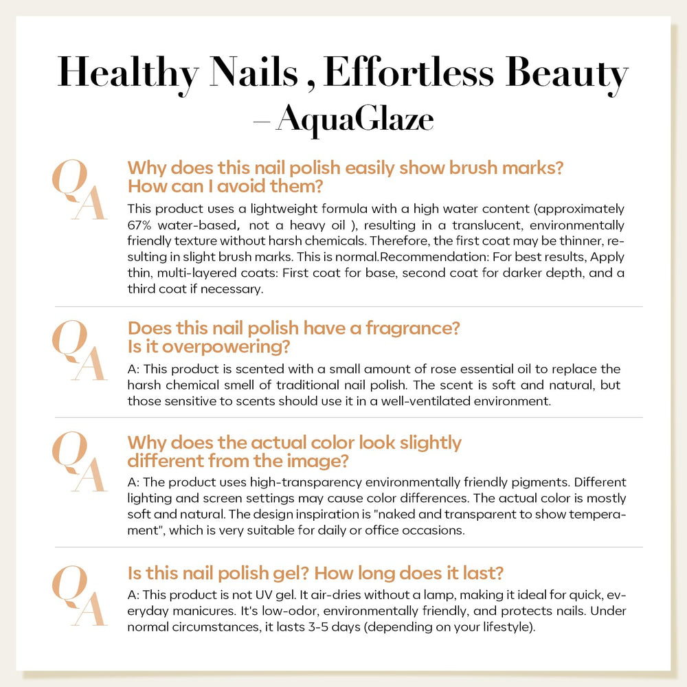 AZUREBEAUTY esmalte uñas con capas rápidas para acabado suave.