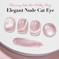 AZUREBEAUTY Esmalte Cat Eye, secado al aire rápido para uñas listas en minutos.
