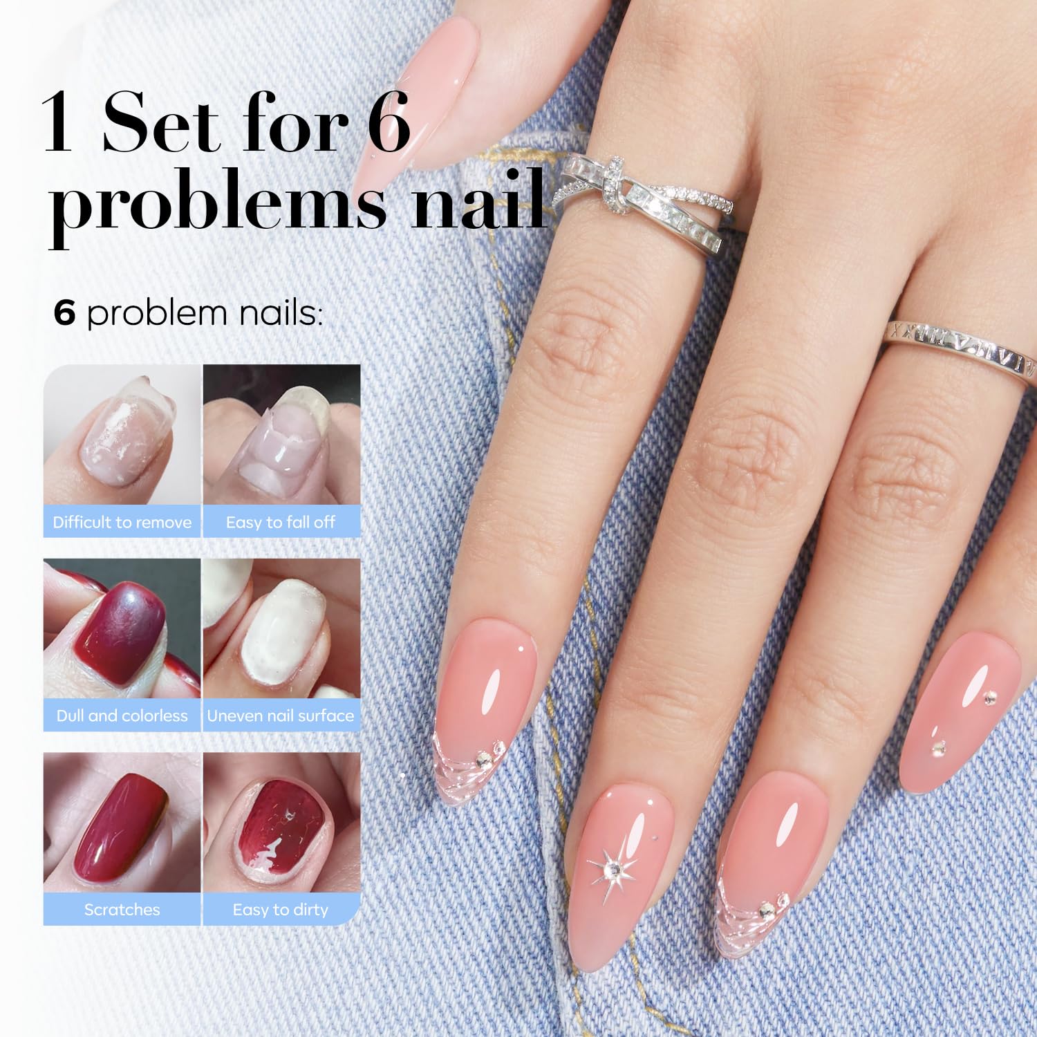 AZUREBEAUTY fórmula suave y natural, segura para uñas.
