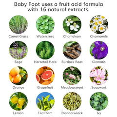 Baby Foot 2 Pack Original Exfoliante de Pies: aroma de lavanda relajante durante la sesión