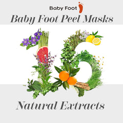 Baby Foot 2 Pack Original Exfoliante de Pies: proceso de tres pasos para comodidad en casa