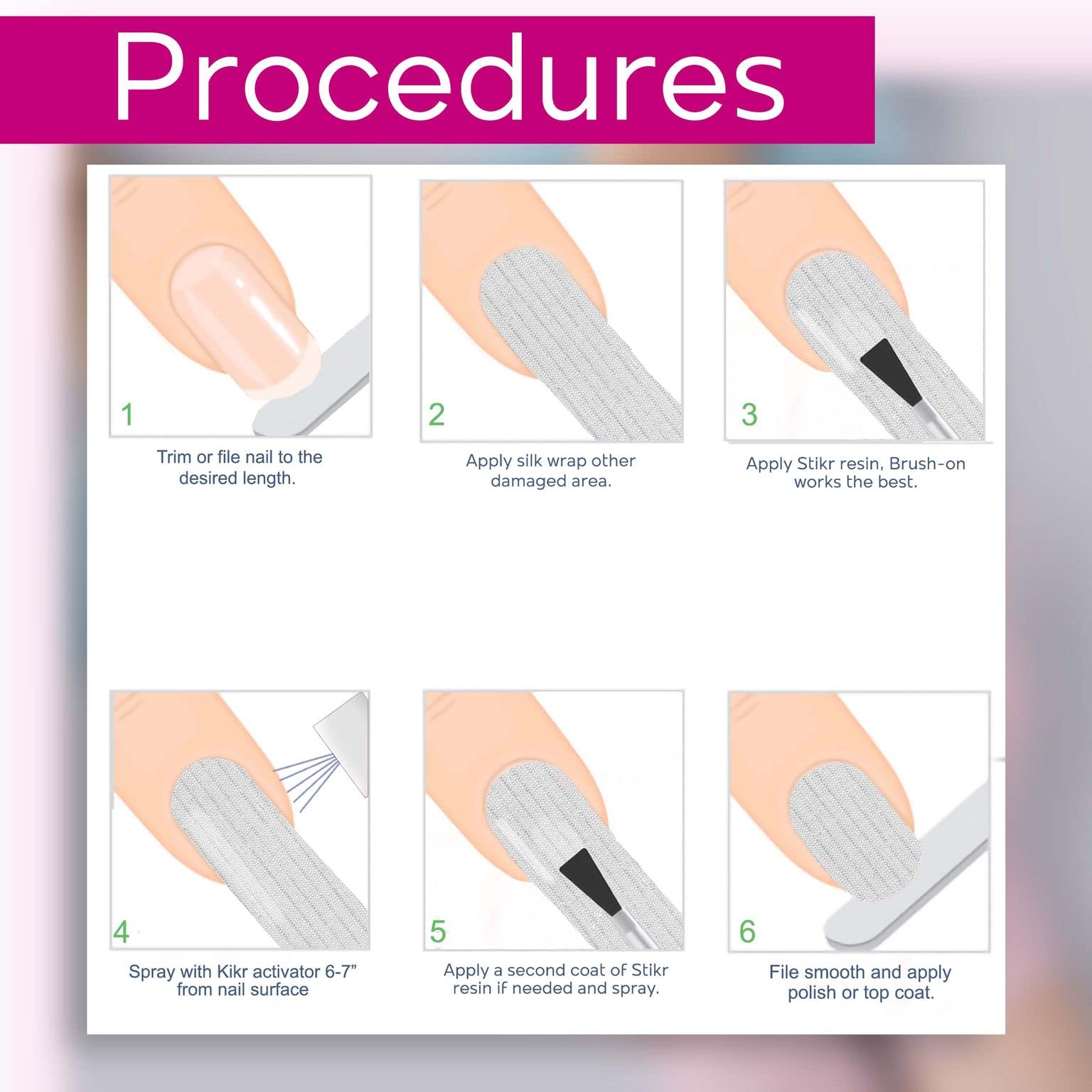 Backscratchers Sheeeer Magic Silk Wrap aplicación autoadhesiva para uñas en casa