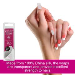 Backscratchers Sheeeer Magic Silk Wrap reparación de uñas rotas con acabado suave