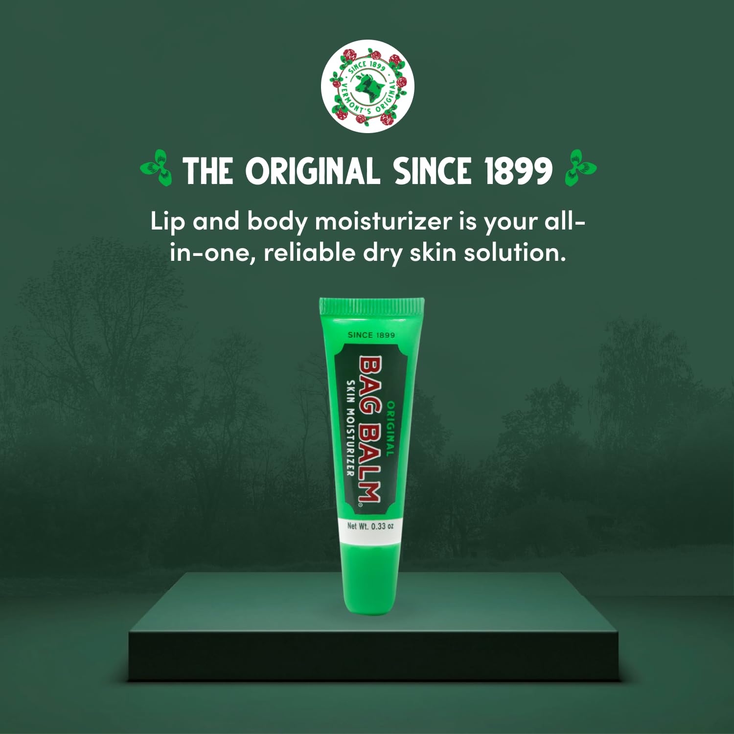 Bag Balm Original pocket-friendly lip balm in action for quick relief