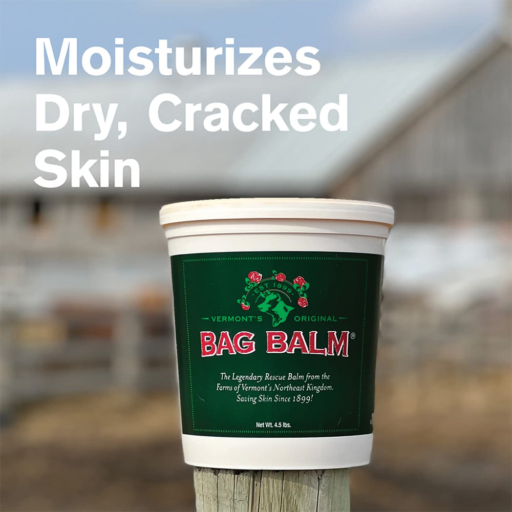 Bag Balm Vermont textura crema, crema suave que nutre la piel.