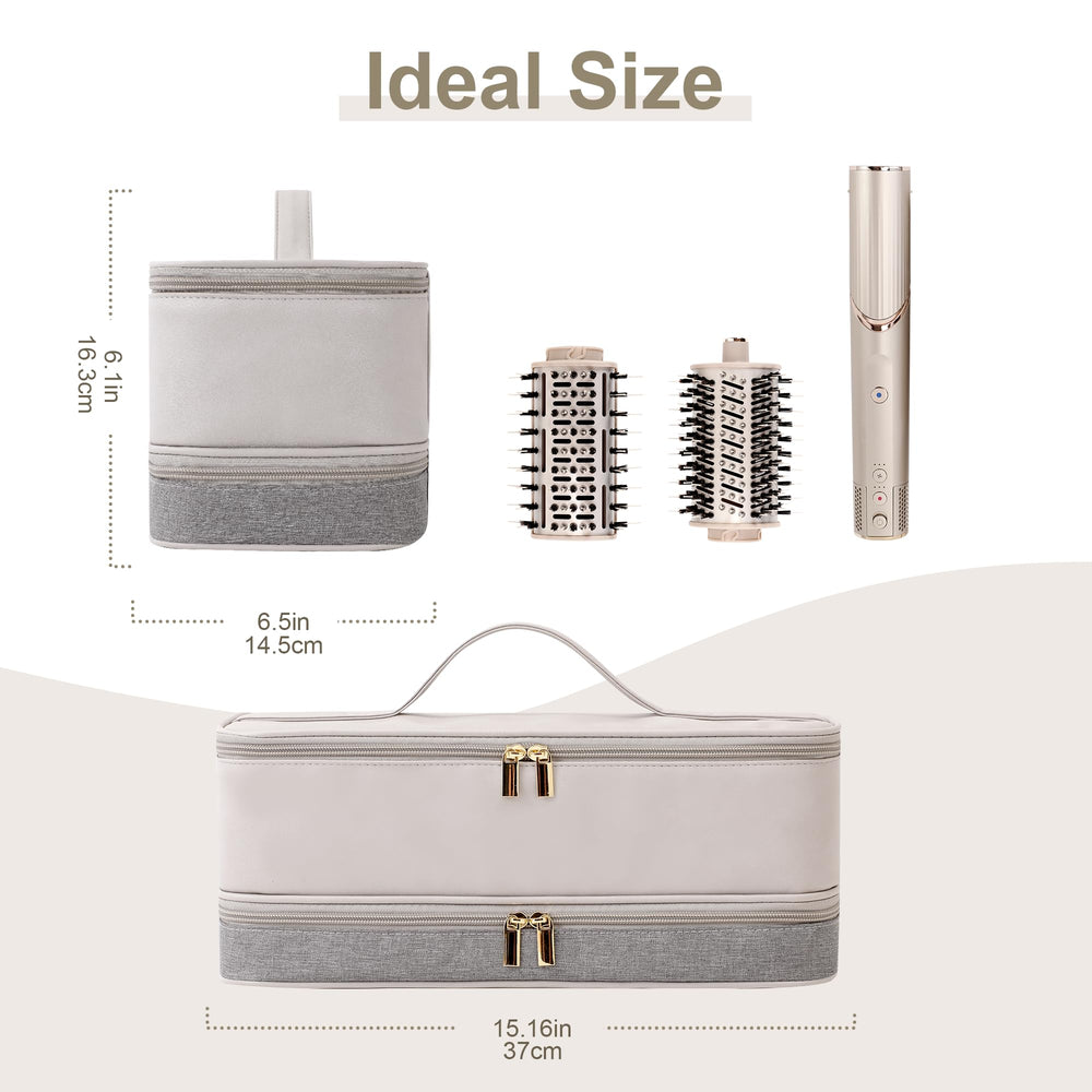 BAGCRAZY compartimento transparente para accesorios dentro de la funda.
