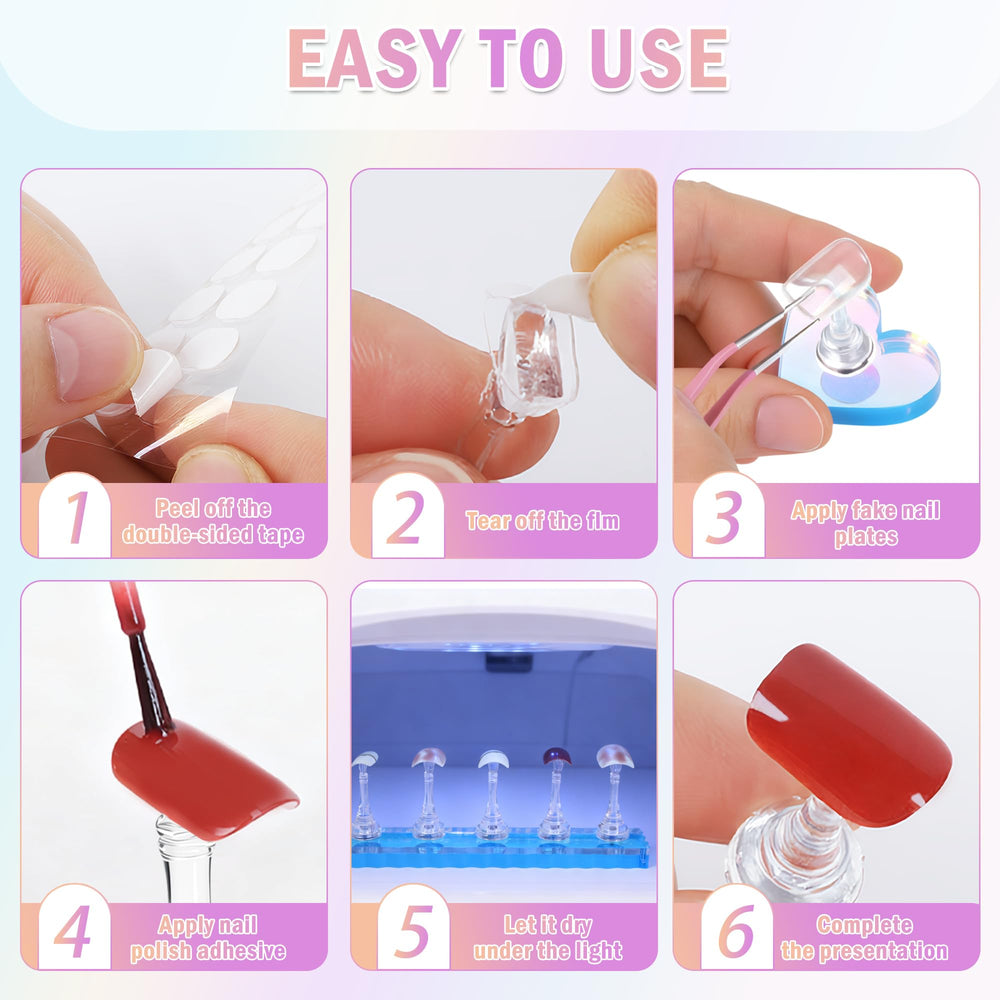 Kit práctico BAGTeck para practicar arte de uñas en casa.