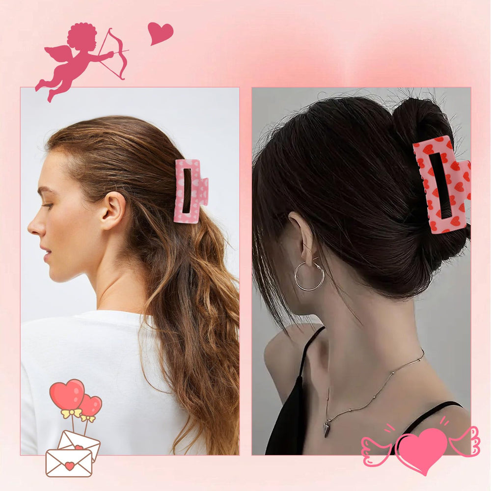 BAHABY clip para San Valentín, accesorio coqueto y versátil para estilos románticos.