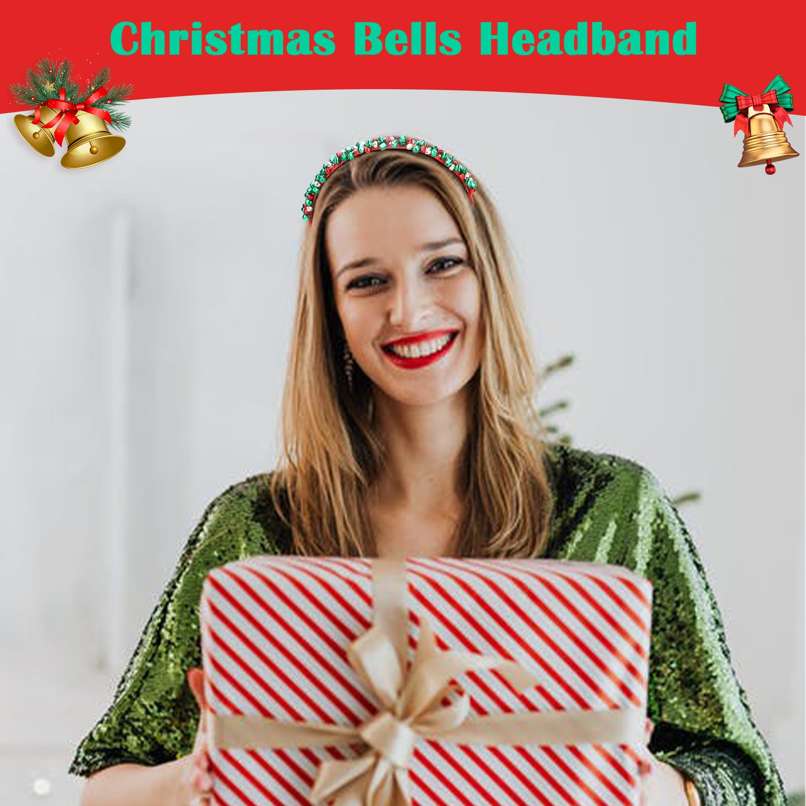 Diadema navideña BAHABY regalo perfecto para familia y amigos