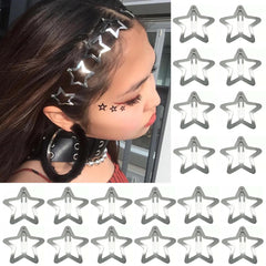 Clips de pelo estrella Baisai de 1,22 pulgadas para sujetar flequillo con estilo.